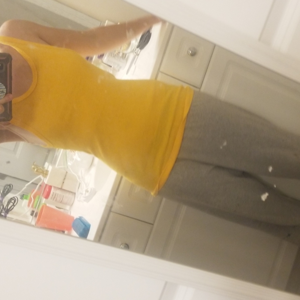 Comfy yellow tank top